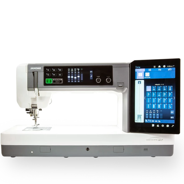 Janome Continental M17 Taşınabilir Dikiş Nakış Makinesi ürün görseli 1