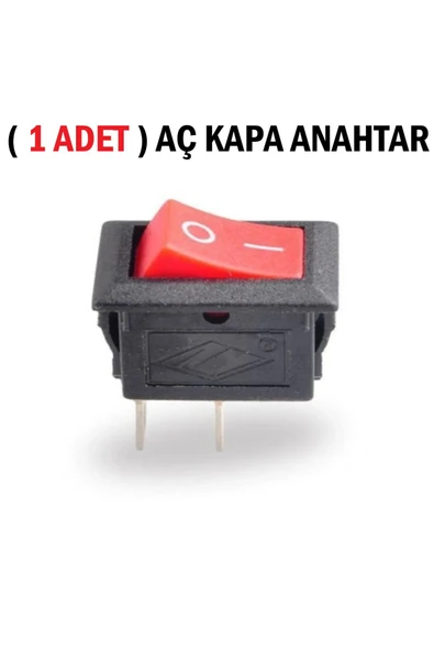 TİFOYS ( 1 ADET )  Güç Anahtarı, Aç Kapa Anahtar, Devre Anahtarı, Mini Anahtar, On Of Switch 15x21mm ürün görseli 1