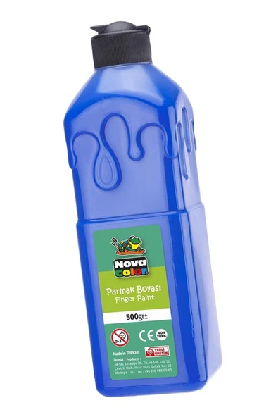 Nova Color Parmak Boyası 500 Gr 1 Adet Çocuklar İçin Yıkanabilir Parmak Boyama ürün görseli 1