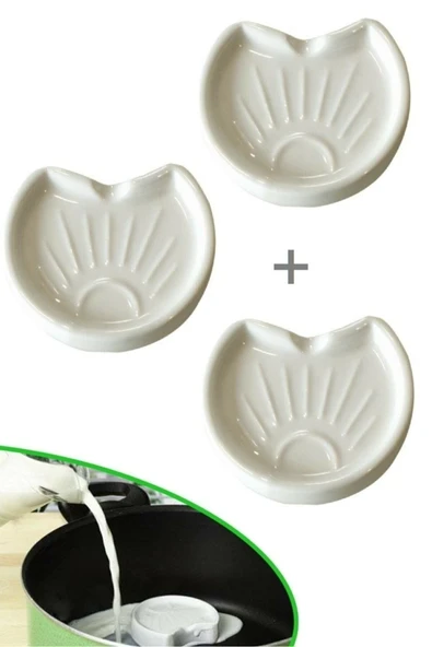 3 Adet Süt Taşırmaz Milk Saver Doğal Seramik Porselen Süt Taşma Koruyucu Kaynama Uyarıcı Süt Taşı ürün görseli 1