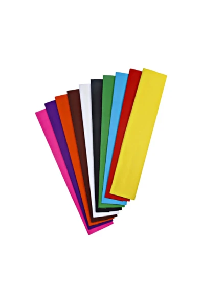 TİFOYS Karışık Renk Krapon Kağıdı 50x200 cm 10'lu Paket ürün görseli 1