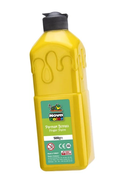 Nova Color Parmak Boyası 500 Gr 1 Adet Çocuklar İçin Yıkanabilir Parmak Boyama ürün görseli 1