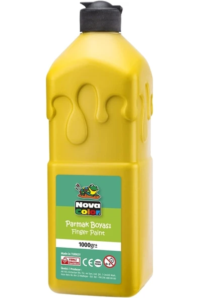 Nova Color Nc-315 Parmak Boyası 1 Kg Sarı ürün görseli 1