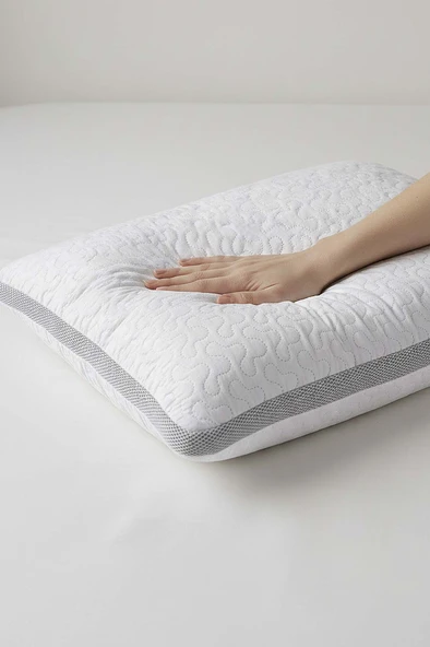 Liena Kapitone Klimalı Yastık 50x70 cm - Resim 2