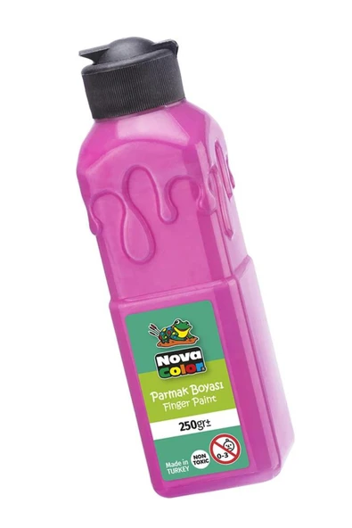 Nova Color Parmak Boyası 250 Gr 1 Adet Çocuklar İçin Yıkanabilir Parmak Boyama ürün görseli 1