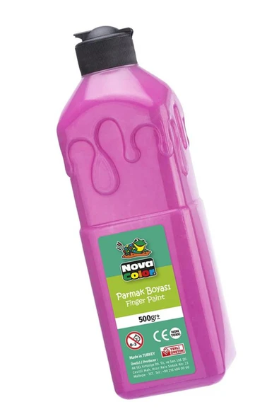 Nova Color Parmak Boyası 500 Gr 1 Adet Çocuklar İçin Yıkanabilir Parmak Boyama ürün görseli 1