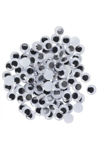 TİFOYS 12mm Siyah Oynar Göz (100 Adet ) ürün görseli 1