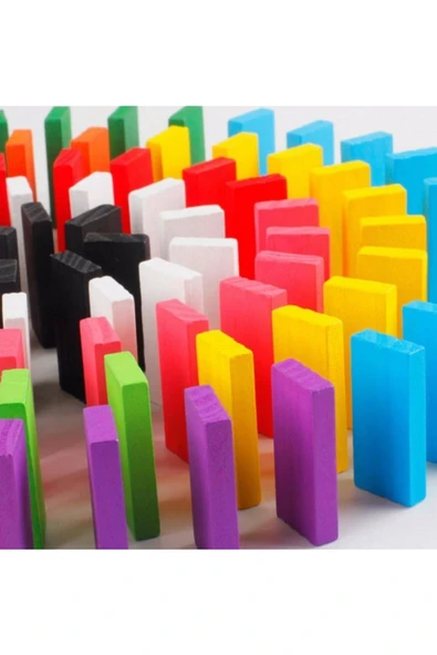 Aslans 100 Parça Ahşap Domino Taşı ürün görseli 1