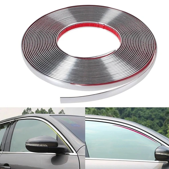 20 mm 5 Metre Krom Nikelaj Şerit - Resim 2