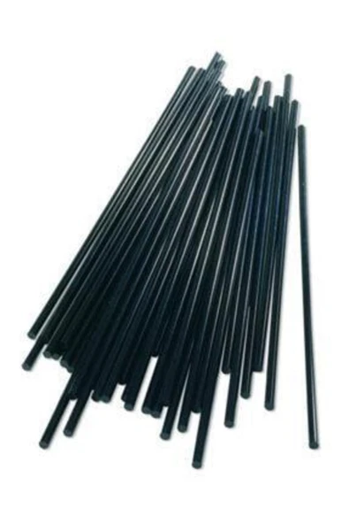 Aslans Siyah 7 Mm Ince Sıcak Mum Silikon Çubuk 30 Adet ürün görseli 1