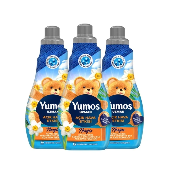 Extra Açık Hava Etkisi Nergis Çamaşır Yumuşatıcısı 3 x 1440 ML ürün görseli 1