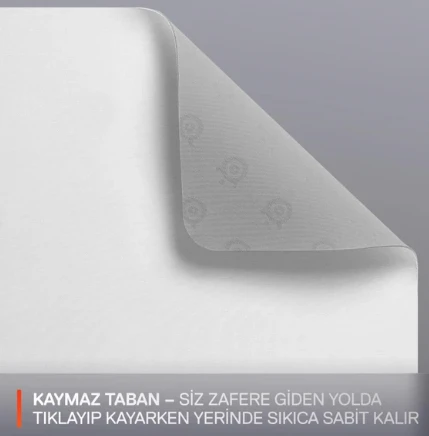 (OUTLET) SteelSeries QcK Medium Gaming Oyun Mousepad - Beyaz - Resim 3
