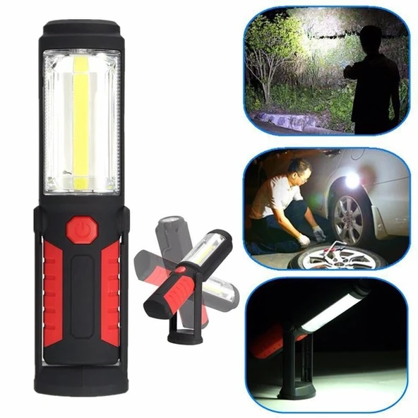 Br S99 Cob Led Şarj Edilebilir Mıknatıslı Çalışma Feneri ürün görseli 1