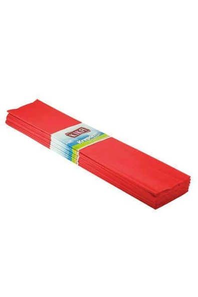 TİFOYS Kırmızı Krapon Kağıdı 50x200 cm 10'lu Paket ürün görseli 1