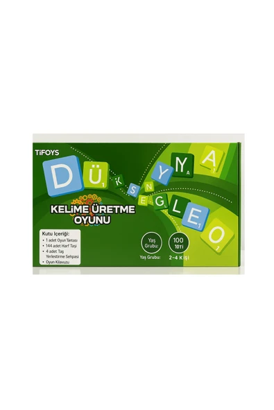 TİFOYS Kelime Üretme Oyunu ürün görseli 1