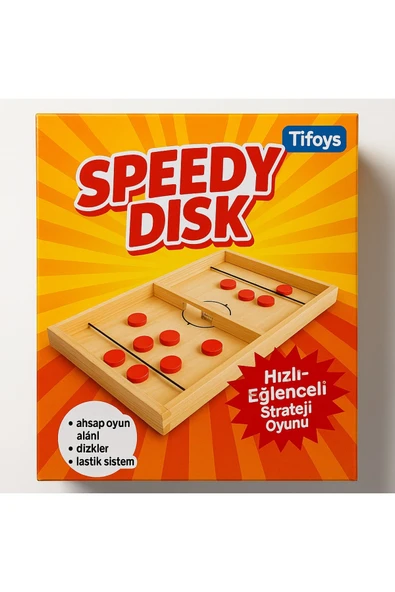 TİFOYS Speedy Disk Hızlı Fırlatma Oyunu – Refleks & Koordinasyon ürün görseli 1