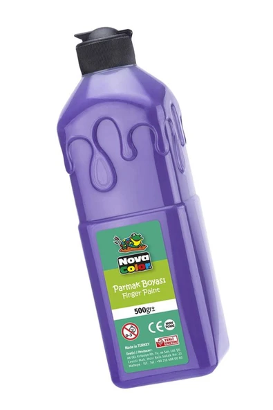Nova Color Parmak Boyası 500 Gr 1 Adet Çocuklar İçin Yıkanabilir Parmak Boyama ürün görseli 1