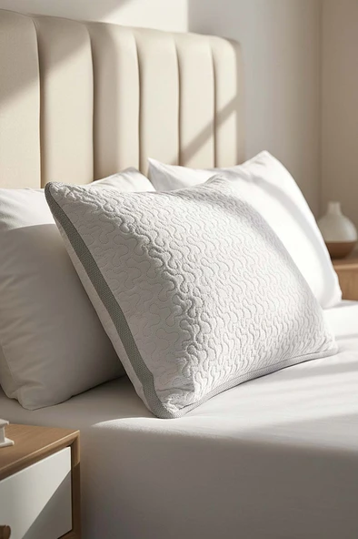Liena Kapitone Klimalı Yastık 50x70 cm - Resim 6