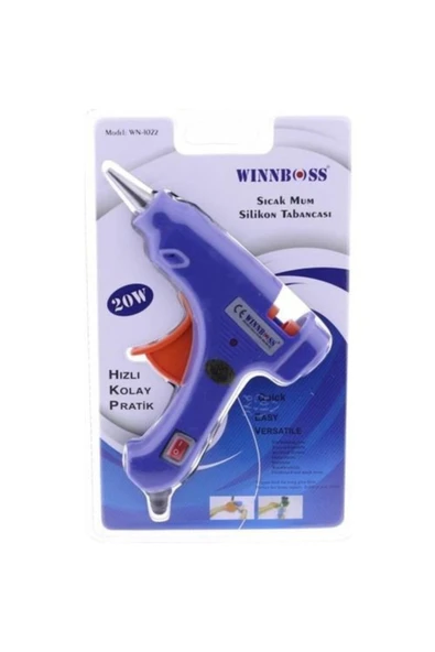 Aslans Winnboss 20 Watt Ince Mum Silikon Tabancası - Aç/kapa Düğmeli ürün görseli 1
