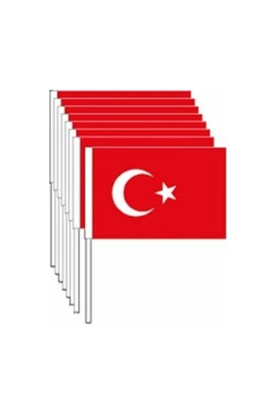 TİFOYS Normal Çıtalı Türk Bayrağı 100 Adet ürün görseli 1