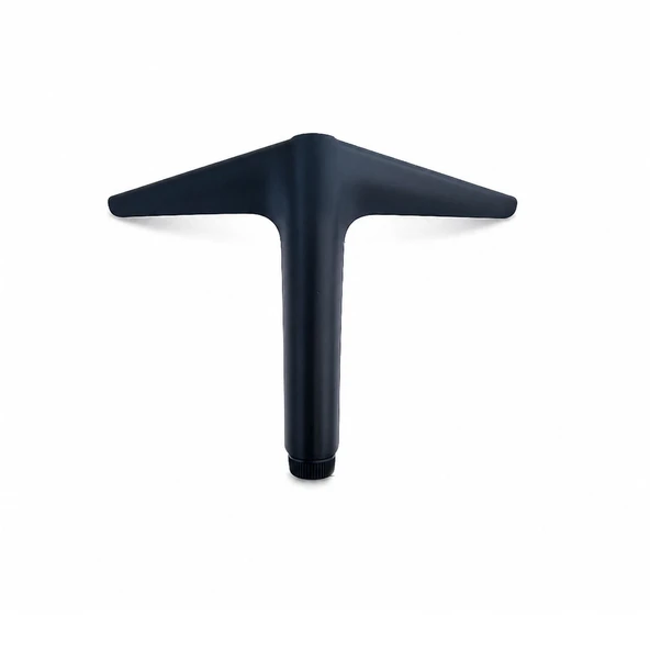 AYDOS 12 Cm Mat Siyah Metal Mobilya Ayağı Kanepe Koltuk Dolap Ayağı Modern Sağlam Şık Tasarım ürün görseli 1