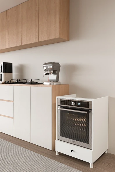 GaniHome Fırın Dolabı Ahşap ve Konsolu ürün görseli 1