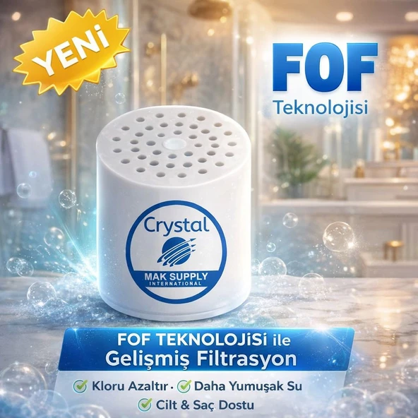 Mak Supply Crystal 15 Aşamalı Duş Filtrenin Yedek Kartuşu ürün görseli 1
