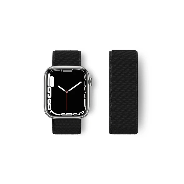 Watch 38mm Hasırlı Cırtcırtlı Kordon (saat Değildir) - Siyah ürün görseli 1