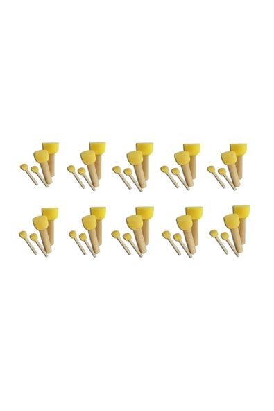 TİFOYS Sünger Tampon Fırça Seti 4'lü - ( 10 Paket ) ürün görseli 1