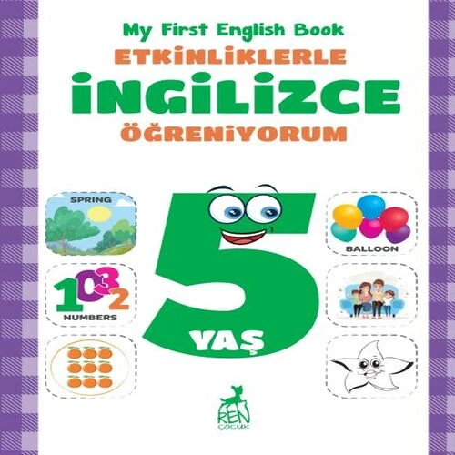 Etkinliklerle İngilizce Öğreniyorum 5 Yaş - My First English Book ürün görseli 1