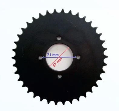ATV ARKA DİŞLİ 520-38T İÇ 58 mm 4 DELİKLİ ürün görseli 1