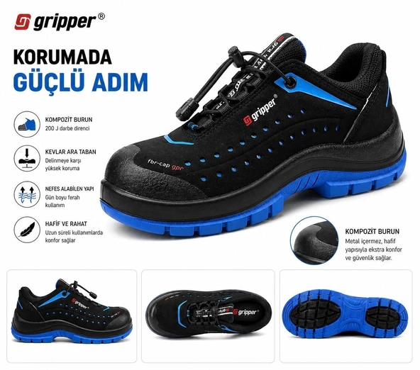 GRİPPER GPR 301 COMFORT KOMPOZİT BURUNLU İŞ AYAKKABISI ürün görseli 1