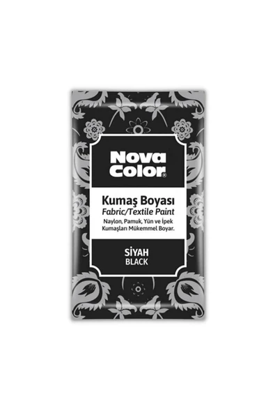 Nova Color Kumaş Boyası Toz 12 gr 1 Adet Toz Kumaş Boyası ürün görseli 1