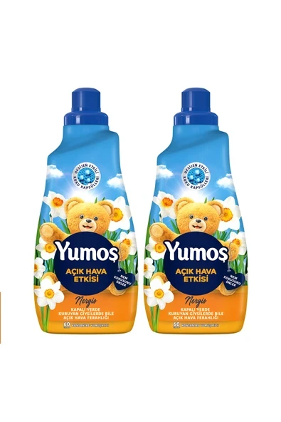 Yumoş Açık Hava Etkisi Konsantre Çamaşır Yumuşatıcısı Nergis 1440 Ml 60 Yıkama x2 ürün görseli 1