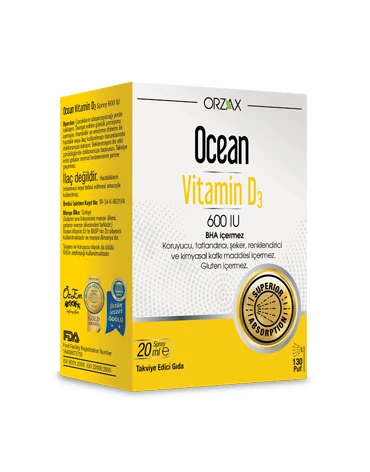 Ocean Vitamin D 600Iu Sprey ürün görseli 1