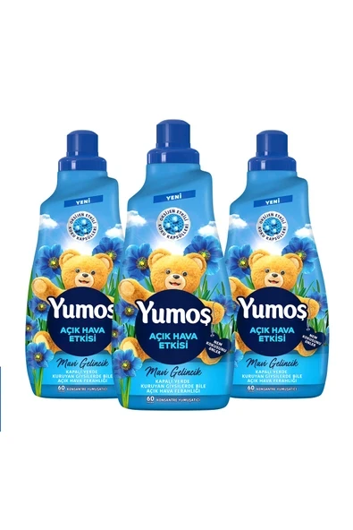 Açık Hava Etkisi Konsantre Çamaşır Yumuşatıcısı Mavi Gelincik 1440 Ml 60 Yıkama x3 ürün görseli 1