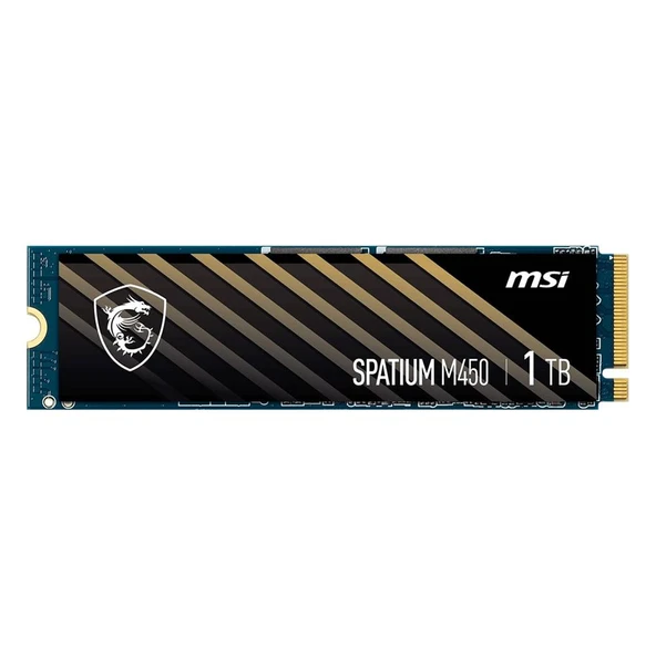 Msi 1TB Spatium M450 V1 NVMe PCIe Gen4 x4 Okuma 3400MB - Yazma 2400MB M.2 SSD Disk ürün görseli 1