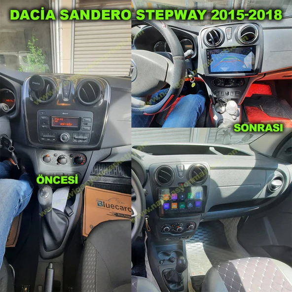 Dacia Sandero Stepway 2015-2018 Multimedya Çerçevesi - Resim 2