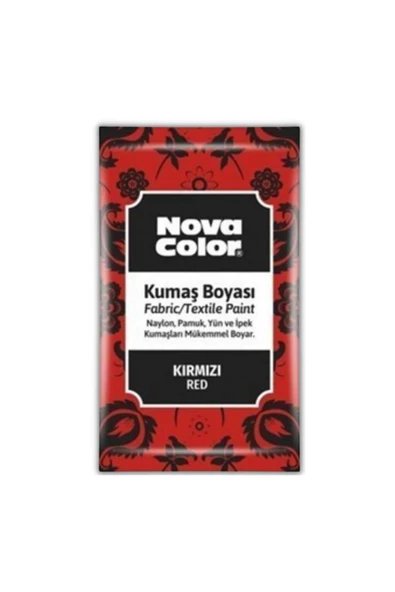 Nova Color Kumaş Boyası Toz 12 gr 1 Adet Toz Kumaş Boyası Kot Pantalon Gömlek Tişört Tekstil Kumaş B ürün görseli 1