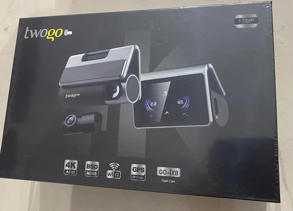 Twogo GO-IX8 2 Kameralı  Araç Kamera Kayıt Cihazı ürün görseli 1