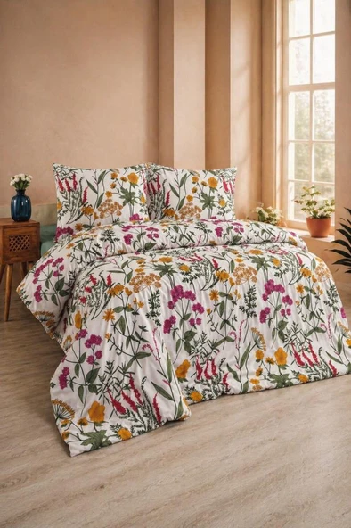 Bloomy Çift Kişilik Nevresim Takımı ürün görseli 1