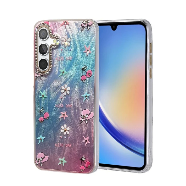 Galaxy A34 5g Kılıf Blade Aynalı Desenli Kapak - Desen 4 ürün görseli 1