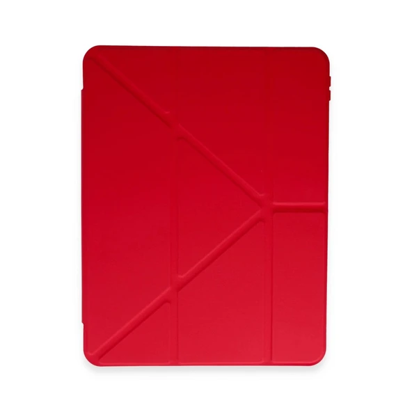Pad 6 Kılıf Kalemlikli Mars Tablet Kılıfı - Kırmızı ürün görseli 1