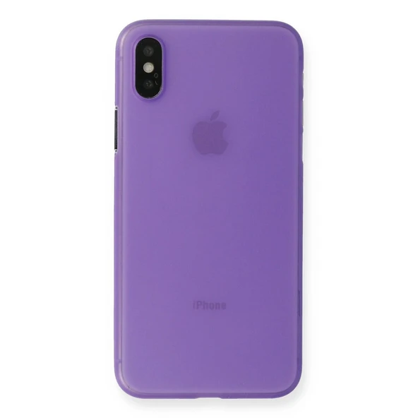 Xs Max Kılıf Pp Ultra İnce Kapak - Mor ürün görseli 1