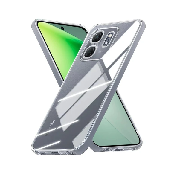 İnfinix Smart 9 Kılıf Lüx Şeffaf ürün görseli 1