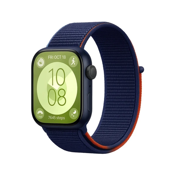 Huawei Fit 4 Hasırlı Cırtcırtlı Kordon (saat Değildir) - Lacivert-tcu ürün görseli 1