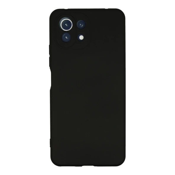 Mi 11 Lite Kılıf Nano İçi Kadife - Siyah ürün görseli 1