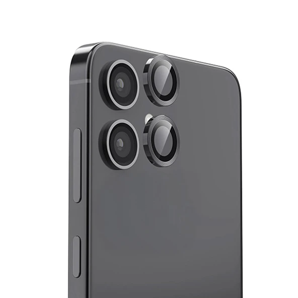 Galaxy A06 Raze Metal Kamera Lens - Siyah ürün görseli 1