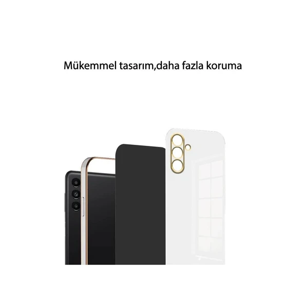 Galaxy M15 Kılıf Volet - Beyaz - Resim 2