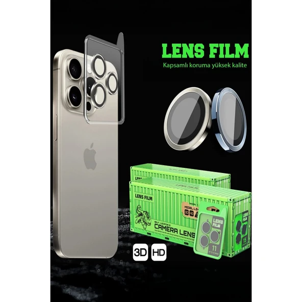Note 13 Pro Plus Raze Metal Kamera Lens - Siyah - Resim 2
